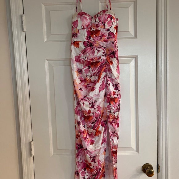 That’s so fetch Astra Midi Dress - pink floral - Picture 5 of 6
